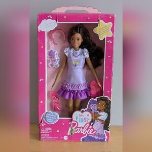 Barbie | My First Barbie Brooklyn w Pet Poodle, NIB (Damage to Box)